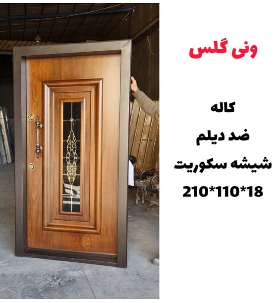 درب ضد سرقت ونی گلس مدل Z130