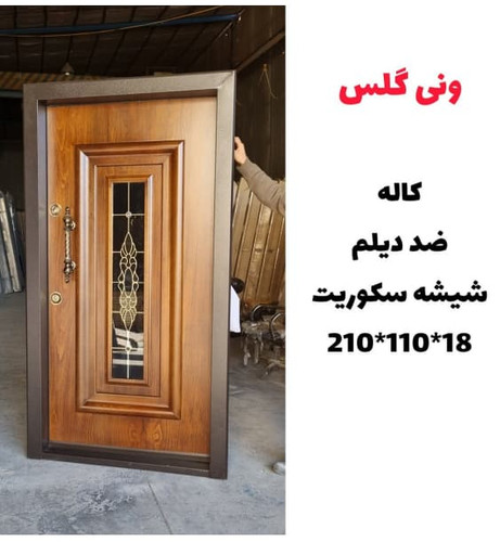 درب ضد سرقت ونی گلس مدل Z130