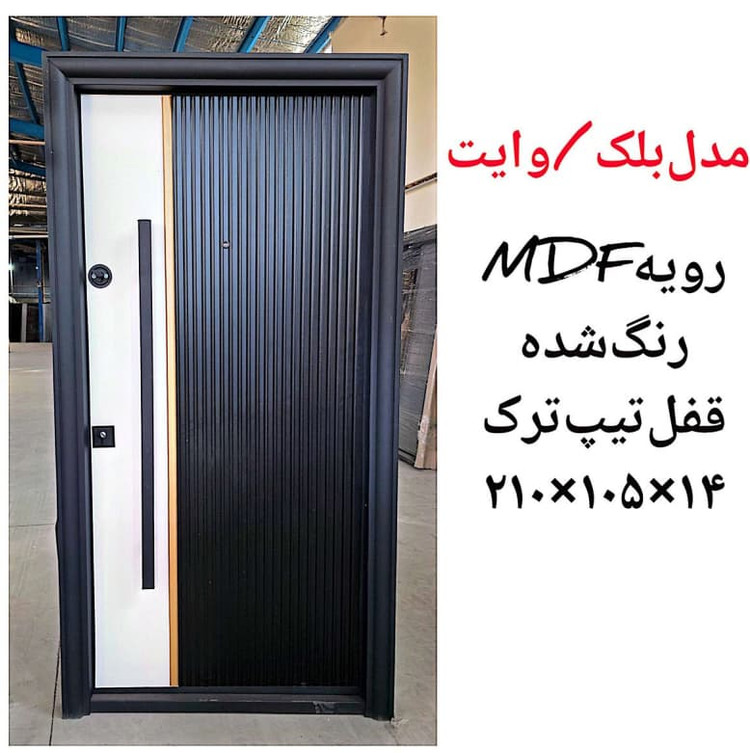 درب ضد سرقت مدل بلک / وایت مدل Z150